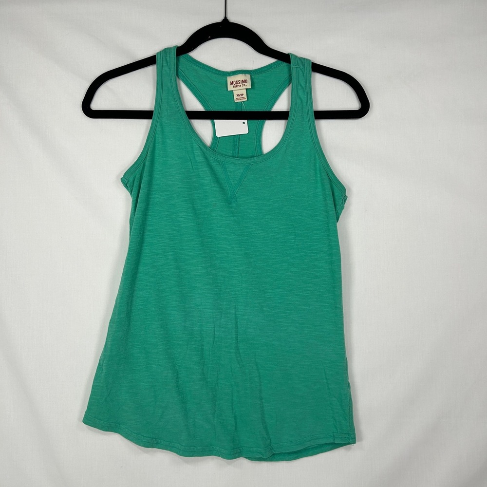 Mossimo Supply Co. Green Slub Knit Racerback Tank Top – XS